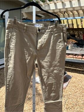 Topman Tan Slim Chino Pants